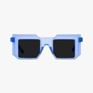 NWT Vava BL0010-CRISBL-Mat BLK SIL Crystal Blue Matte/Black/Silver / Sunglasses